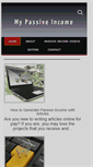 Mobile Screenshot of mypassiveincome.info